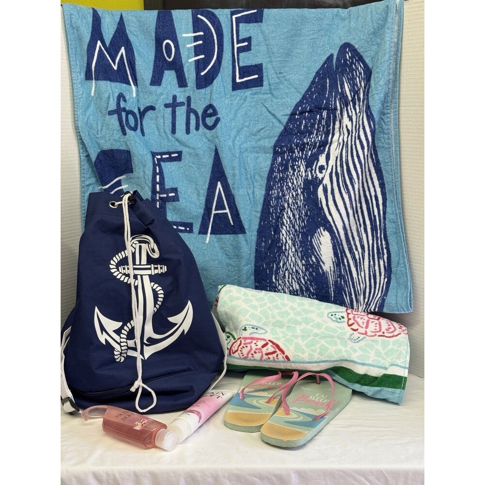 Carnival Cruise Line Drawstring Cooler Tote Beach Bag With Adjustable Strap